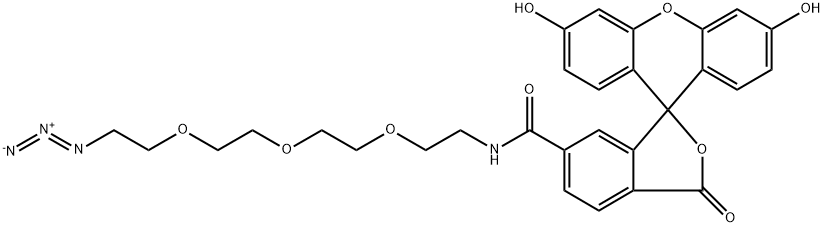 6-FAM-TEG Azide 结构式