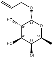α-L-Galactopyranoside, 2-propen-1-yl 6-deoxy- Struktur