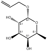 α-L-Galactopyranoside, 2-propen-1-yl 6-deoxy- 结构式