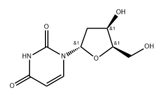 2'-Deoxy-a-uridine Structure