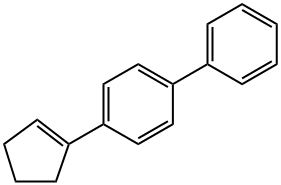 4-(cyclopent-1-en-1-yl)-1,1'-biphenyl Struktur