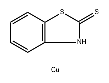 benzothiazole-2(3H)-thione, copper salt (2+) Structure