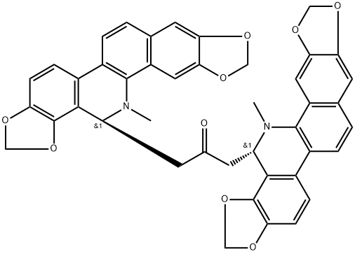 Sanguidimerine Struktur
