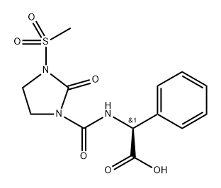 美洛西林钠杂质,42057-28-3,结构式