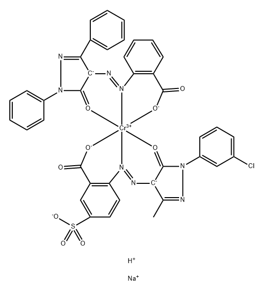 C.I. Acid yellow 207 Struktur