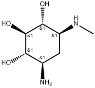 N1-Methyl-2-deoxy-D-streptamine Struktur