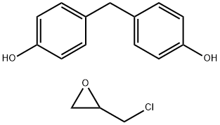 Phenol, 4,4-methylenebis-, polymer with (chloromethyl)oxirane Structure