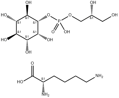 甘油磷酸肌醇赖氨酸盐, 425642-33-7, 结构式