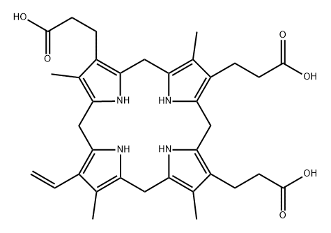 Harderoporphyrinogen,42607-18-1,结构式