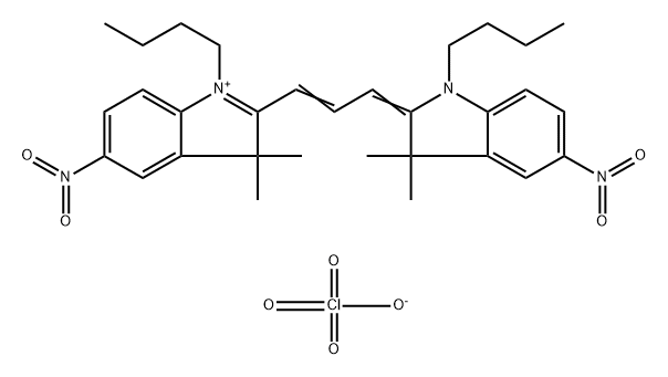 428829-82-7 1-丁基-2-[3-(1-丁基-1,3-二氫-3,3-二甲基-5-硝基-2H-吲哚-2-亞基)-1-丙烯-1-基]-3,3-二甲基-5-硝基-3H-吲哚過氯酸鹽