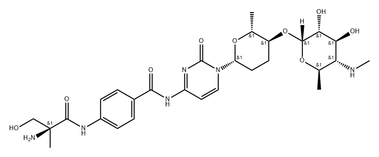 贝友菌素,43043-14-7,结构式