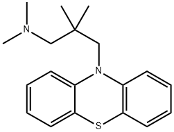 N,N,β,β-Tetramethyl-10H-phenothiazine-10-propan-1-amine Structure