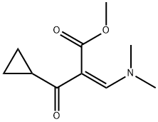 Methyl (2Z)-2-[(Z)-cyclopropanecarbonyl]-3-(diMethylaMino)prop-2 结构式