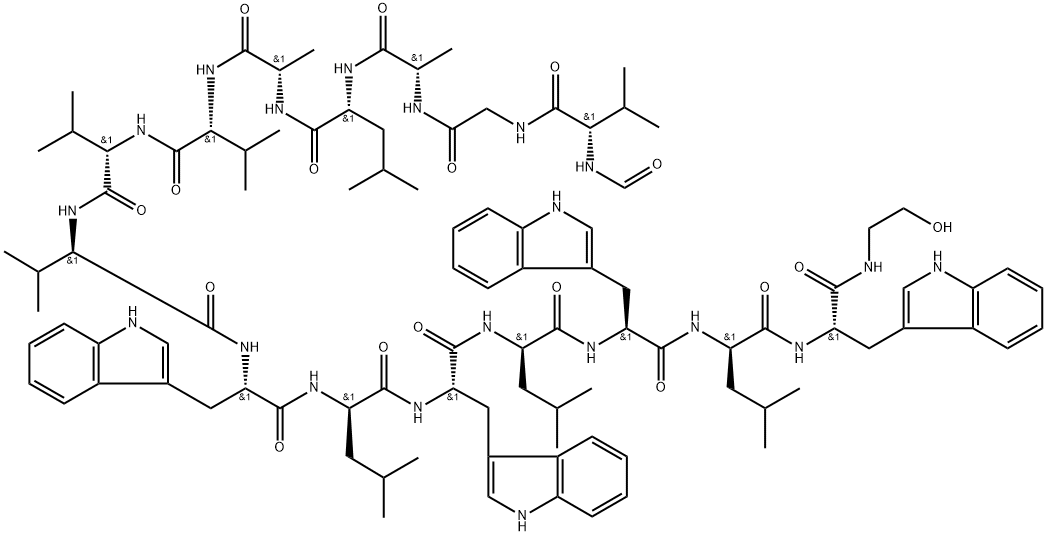 1-L-Val-グラミシジンA 化学構造式