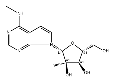 7-Deaza 2-C-methyl-N6-methyladenosine Structure