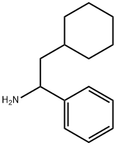 Benzenemethanamine, α-(cyclohexylmethyl)- Structure