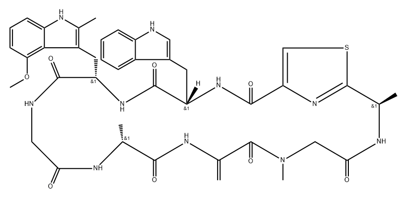 原囊菌素 C, 444300-77-0, 结构式