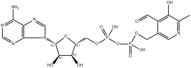 pyridoxal 5'-diphospho-5'-adenosine Struktur