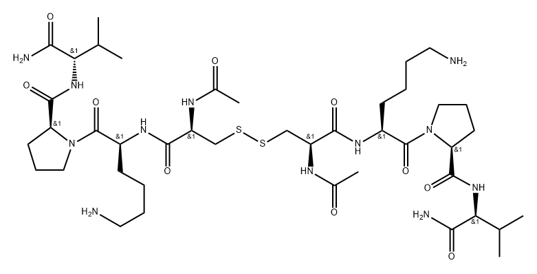 司来普伐肽对照品 结构式
