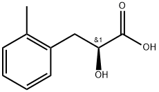 Benzenepropanoic acid, α-hydroxy-2-methyl-, (αS)- Structure