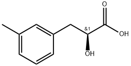 Benzenepropanoic acid, α-hydroxy-3-methyl-, (αS)- Structure