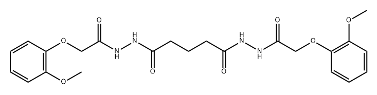N'1,N'5-bis[(2-methoxyphenoxy)acetyl]pentanedihydrazide|