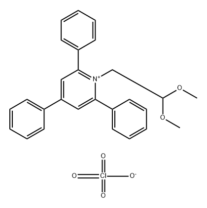 1-(2,2-Dimethoxyethyl)-2,4,6-triphenylpyridin-1-ium perchlorate,460047-07-8,结构式
