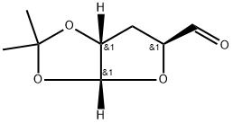 α-D-erythro-Pentodialdo-1,4-furanose, 3-deoxy-1,2-O-(1-methylethylidene)- Struktur