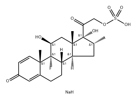 dexamethasone 21-(sodium sulphate) Struktur
