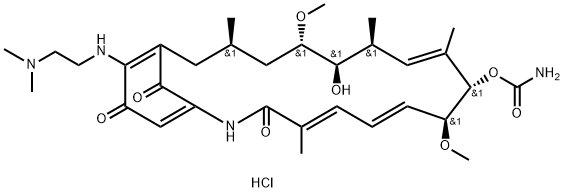阿螺旋霉素盐酸盐, 467214-21-7, 结构式