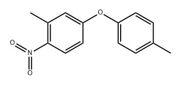 2-Methyl-1-nitro-4-(p-tolyloxy)benzene Struktur