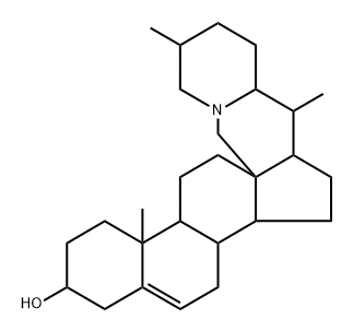 18,28-Cyclo-16,28-secosolanid-5-en-3β-ol Structure