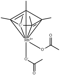 五甲基环戊二烯基醋酸铑 结构式
