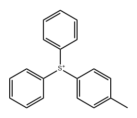 Sulfonium, (4-methylphenyl)diphenyl- Struktur