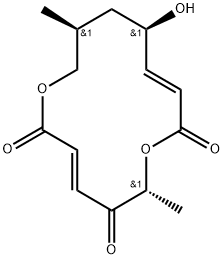 小枝顶孢醇, 470665-94-2, 结构式
