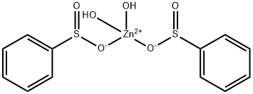 苯亚磺酸锌二水合物, 47163-75-7, 结构式