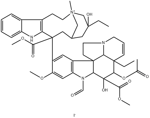 Vincristine Methiodide, 4724-00-9, 结构式