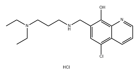 Clamoxyquin Struktur