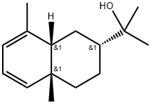 (2R)-1,2,3,4,4a,8aβ-Hexahydro-α,α,4aβ,8-tetramethylnaphthalene-2α-methanol Struktur