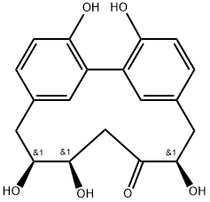 カルピノントリオールA 化学構造式