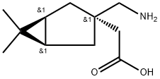 Bicyclo[3.1.0]hexane-3-acetic acid, 3-(aminomethyl)-6,6-dimethyl-, (1-alpha-,3-ba-,5-alpha-)- (9CI),473829-48-0,结构式