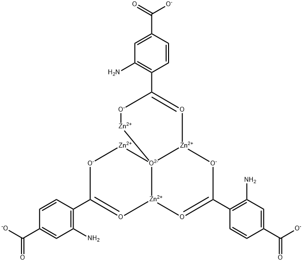 IRMOF-3金属有机骨架, 473981-31-6, 结构式