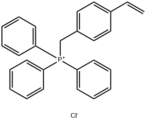 (4-ethenylphenyl)methyl]triphenylphosphonium chloride Structure