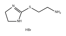 2-[(2-Imidazoline-2-yl)thio]ethanamine·2hydrobrominate Structure