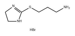 3-(4,5-dihydro-1H-imidazol-1-ium-2-ylsulfanyl)propylazanium,dibromide 结构式
