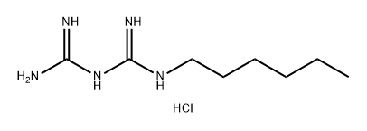 Hexyl Biguanide HCl Structure