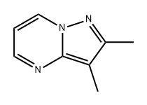 2,3-dimethylpyrazolo[1,5-a]pyrimidine 结构式