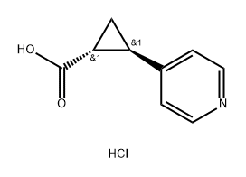 4904-18-1 rac-(1R,2R)-2-(pyridin-4-yl)cyclopropane-1-carboxylic acid hydrochloride