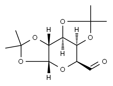 1,2:3,4-Di-O-isopropylidene-α-D-galacto-hexadialdo-1,5-pyranose Structure