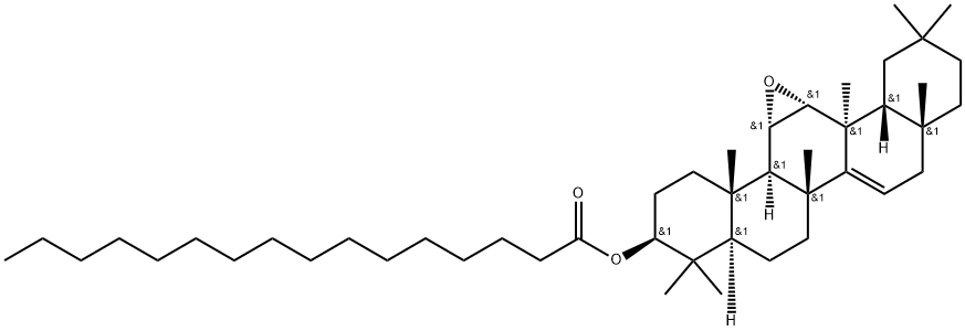 11α,12α-Oxidotaraxerol palMitate Structure